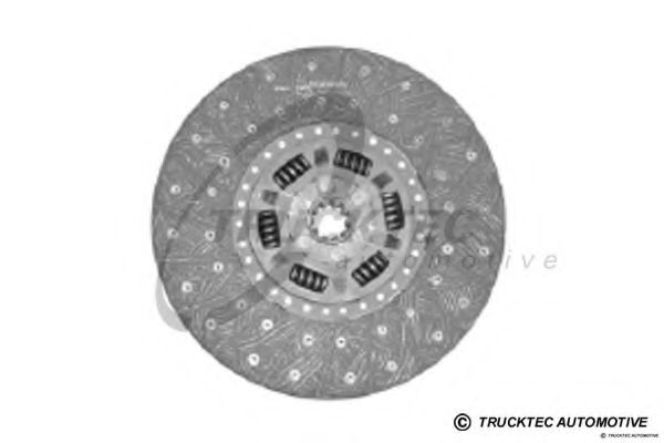 Диск сцепления - Trucktec Automotive 01.23.141
