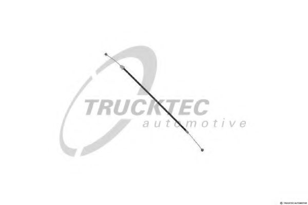 Трос, стояночная тормозная система | перед | - Trucktec Automotive 02.35.022