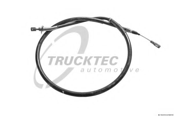 Трос, стояночная тормозная система | зад | - Trucktec Automotive 02.35.258