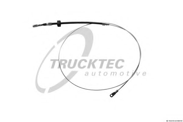 Трос, стояночная тормозная система | зад | - Trucktec Automotive 02.35.260