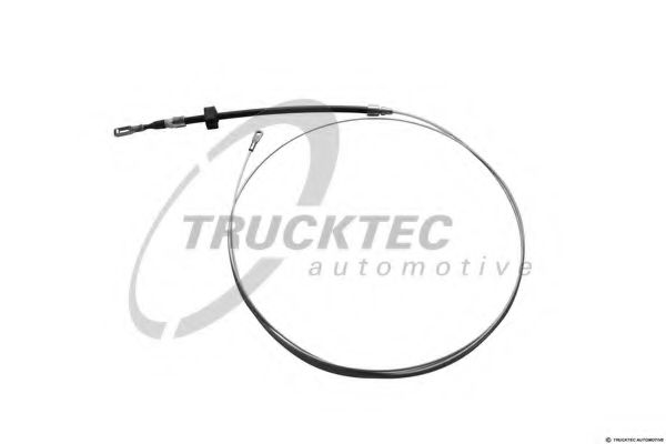 Трос, стояночная тормозная система | перед | - Trucktec Automotive 02.35.261