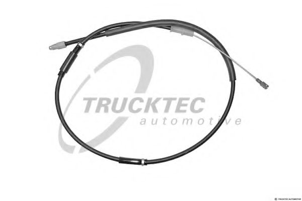 Трос, стояночная тормозная система | зад | - Trucktec Automotive 02.35.266