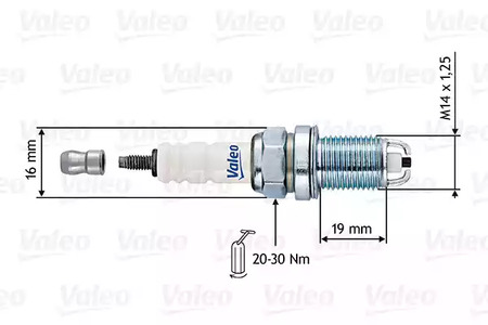 Свеча зажигания - Valeo 246901