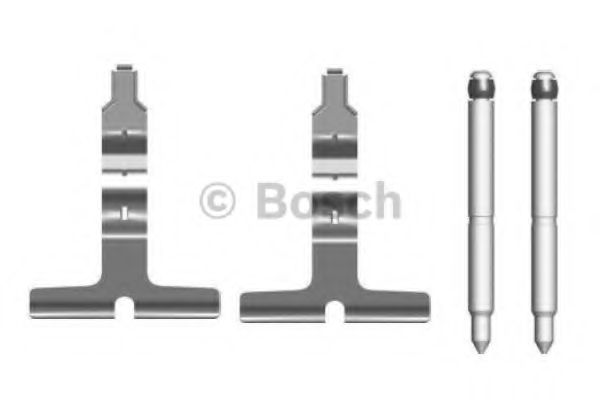 Ремкомплект дисковых тормозных колодок - Bosch 1 987 474 430