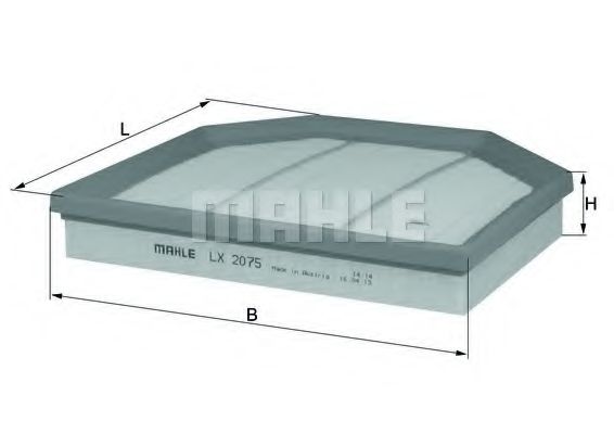 Фильтр воздушный - Knecht LX 2075