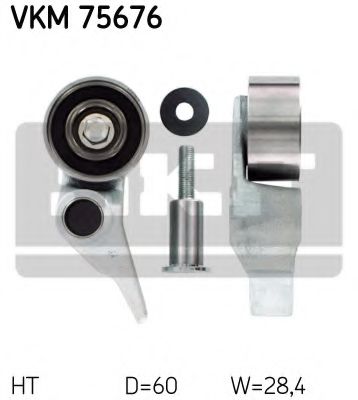 Ролик натяжной ремня ГРМ - SKF VKM 75676