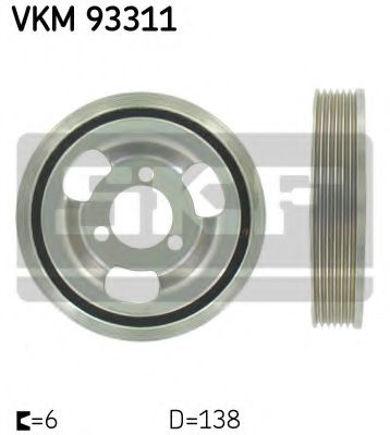 Ременный шкив, коленчатый вал - SKF VKM 93311