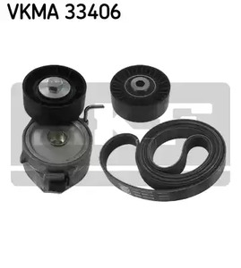 Комплект поликлинового ремня - SKF VKMA 33406