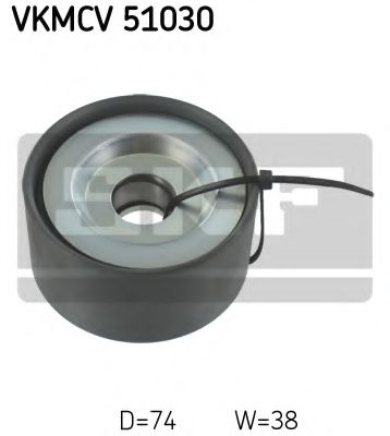 Паразитный / ведущий ролик, поликлиновой ремень - SKF VKMCV 51030