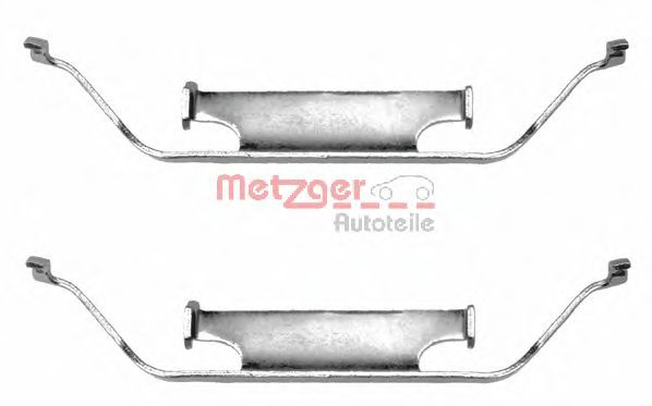 Комплектующие, колодки дискового тормоза - Metzger 109-1096