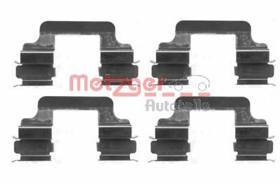 Комплектующие, колодки дискового тормоза - Metzger 109-1610