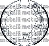 Колодки тормозные барабанные | зад | - Metelli 53-0502