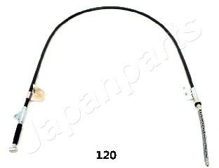 Трос, стояночная тормозная система | зад лев | - Japanparts BC-120