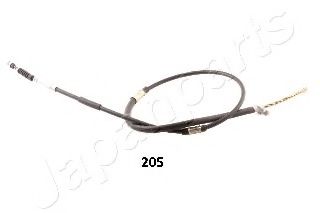 Трос стояночного тормоза | зад прав | - Japanparts BC-205