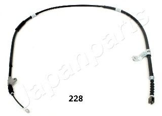 Трос, стояночная тормозная система - Japanparts BC-228