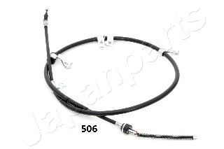 Трос стояночной тормозной системы | зад лев | - Japanparts BC-506