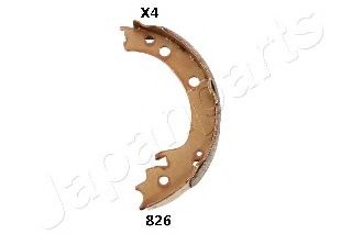 Колодки тормозные барабанные | зад | - Japanparts GF-826AF