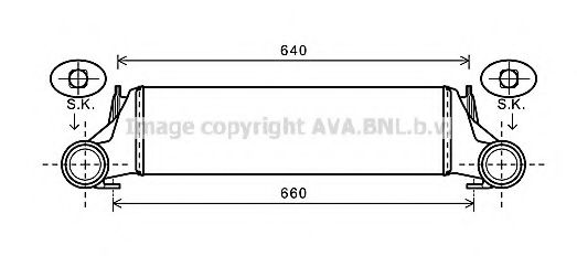 Интеркулер - AVA BW4421