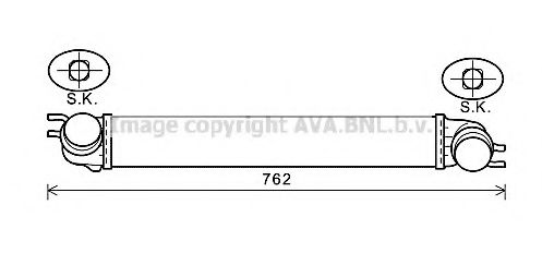 Интеркулер - AVA BW4425