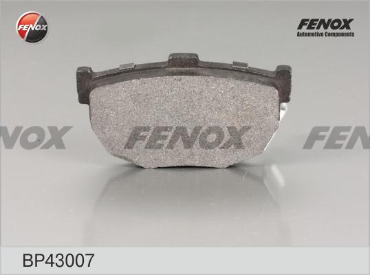 Колодки тормозные дисковые | зад прав/лев | - Fenox BP43007