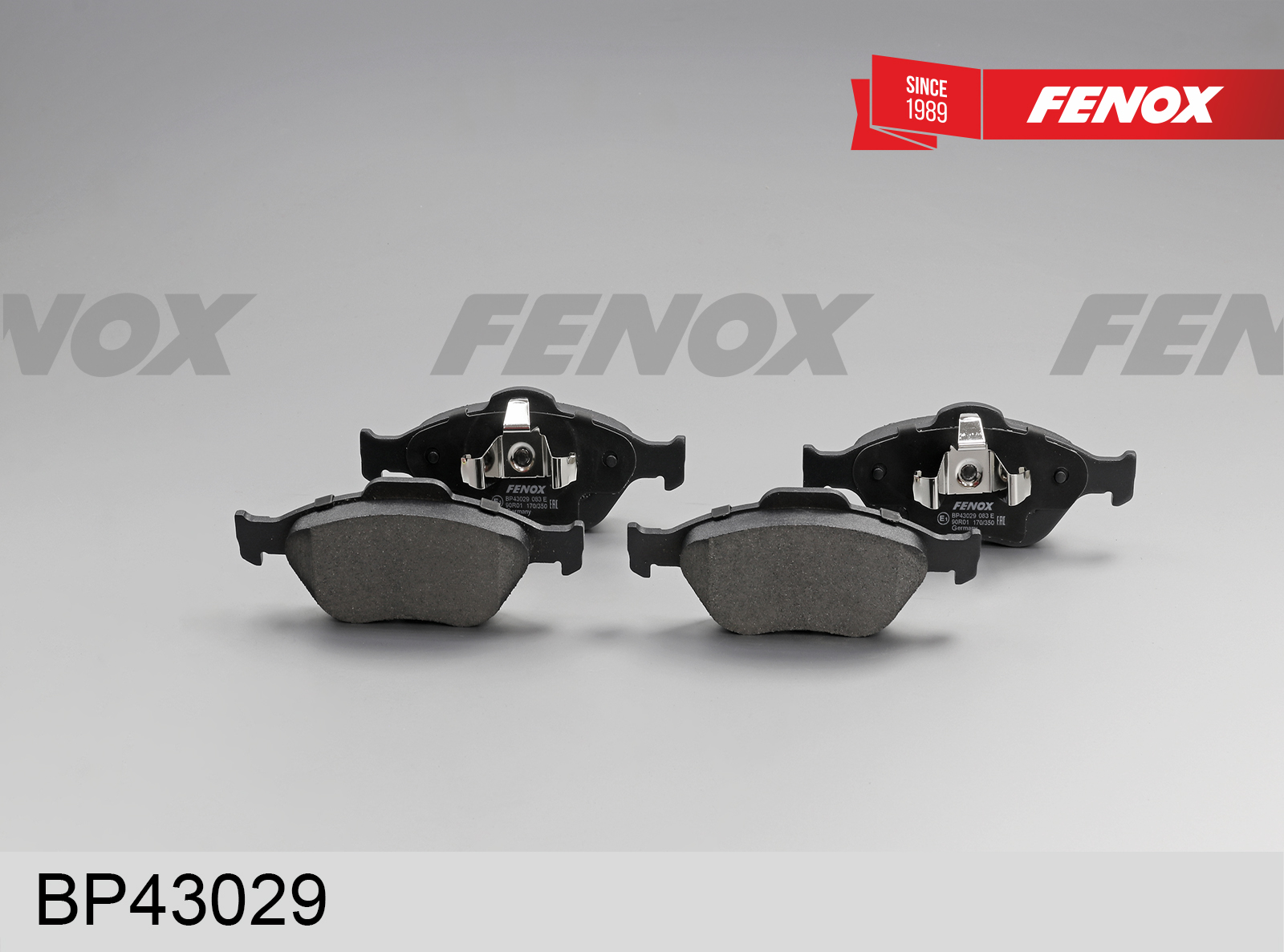 Колодки тормозные дисковые | перед прав/лев | - Fenox BP43029