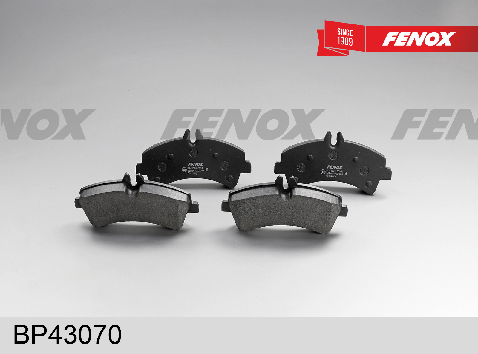 Колодки тормозные дисковые | зад прав/лев | - Fenox BP43070