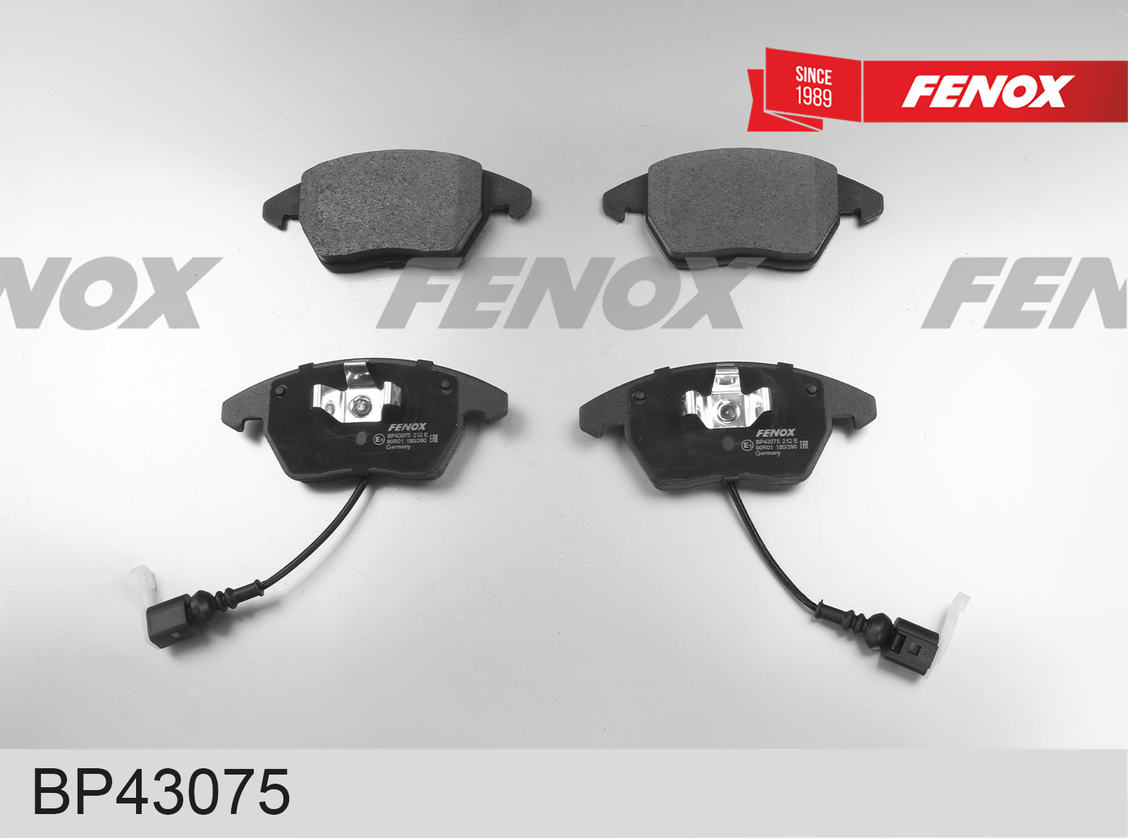 Колодки тормозные передние | прав/лев | - Fenox BP43075
