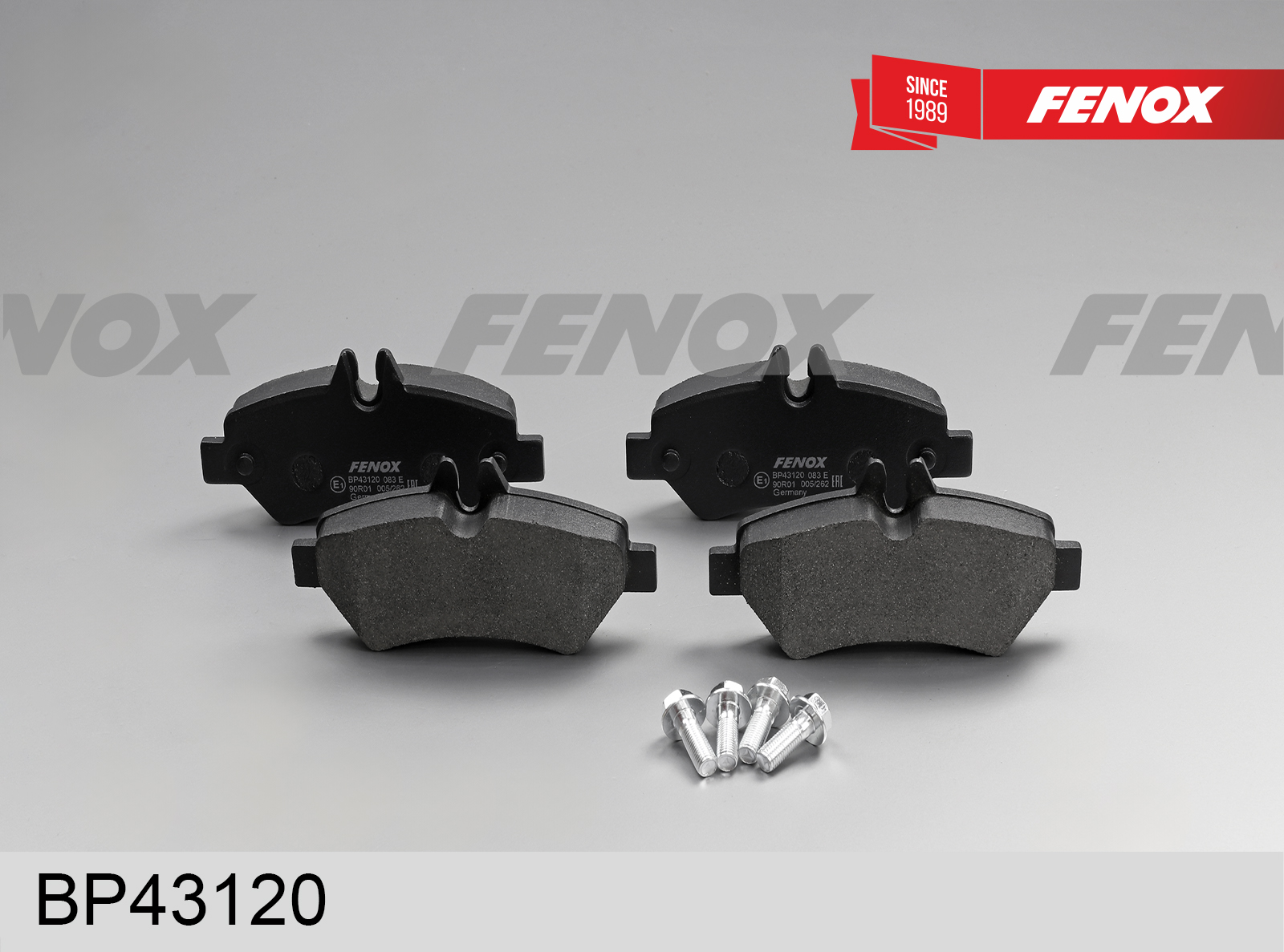 Колодки тормозные дисковые | зад прав/лев | - Fenox BP43120