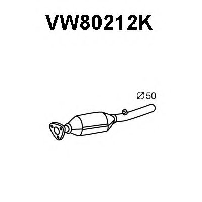 Катализатор - VENEPORTE VW80212K