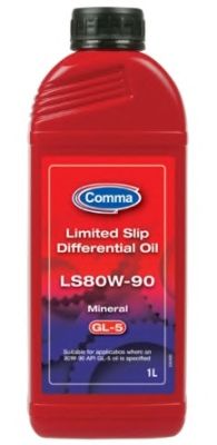 Масло трансмиссионное Gear Oil Limited Slip 80w-90, 1л - Comma LS80W901L