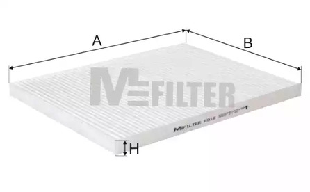 Фильтр, воздух во внутренном пространстве - MFILTER K 918