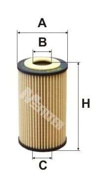 Фильтр масляный вставка - MFILTER TE 648