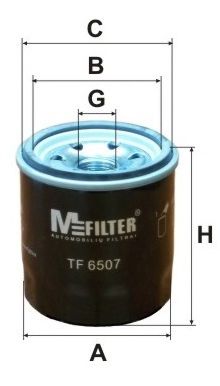 Фильтр масляный - MFILTER TF 6507