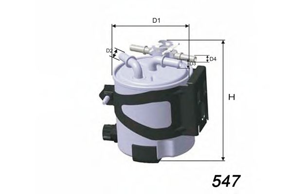 Фильтр топливный - MISFAT M504