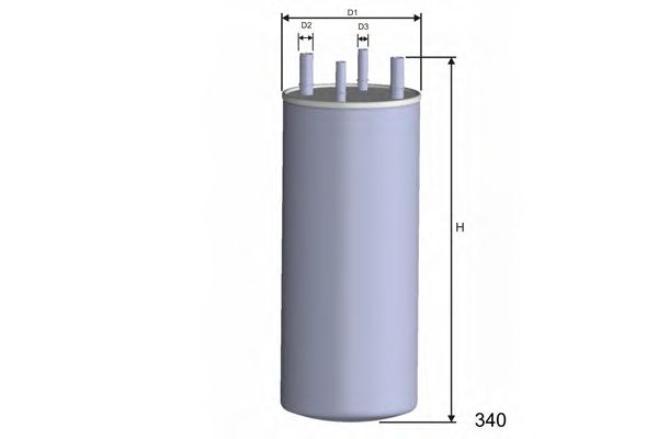 Фильтр топливный - MISFAT M612
