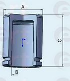 Поршень, корпус скобы тормоза - ERT 150787-C