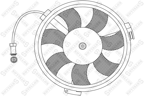 Вентилятор охлаждения VW Passat 1.6-2.8 - Stellox 29-99013-SX