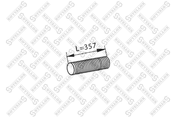 Гофрированная труба, выхлопная система - Stellox 82-01652-SX
