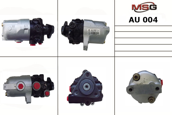 Насос ГУР новый audi 100 1982-1990, audi 200 1983-1991 - MSG AU004