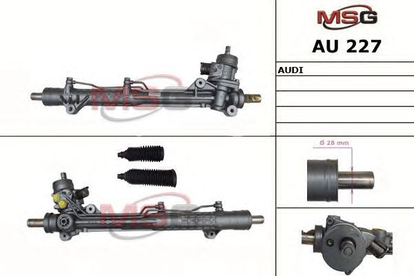 Рулевая рейка c ГУР новая audi A6 / A6 Avant 2004-2010, audi A6 Allroad 2006- - MSG AU227