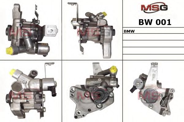 Насос ГУР новый BMW 3 E93 2005-, BMW 3 E92 2005-, BMW 3 E91 2005-, BMW 3 E90 2005-,bmw 1 E88 2007 - MSG BW001