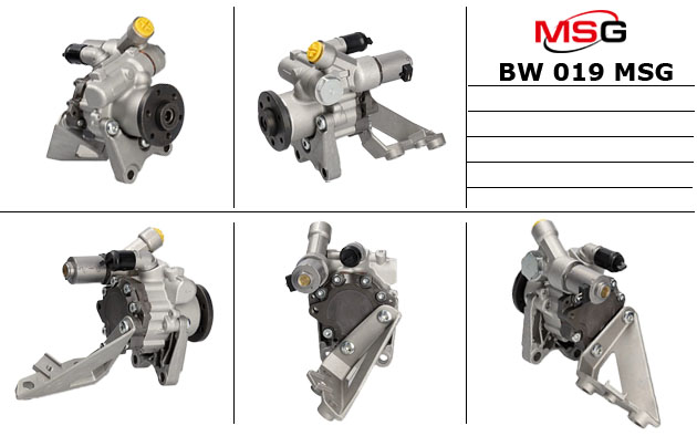 Насос ГУР новый BMW 3 E93 2005-, BMW 3 E92 2005-, BMW 3 E91 2005-, BMW 3 E90 2005-, BMW 1 E88 20 - MSG BW019