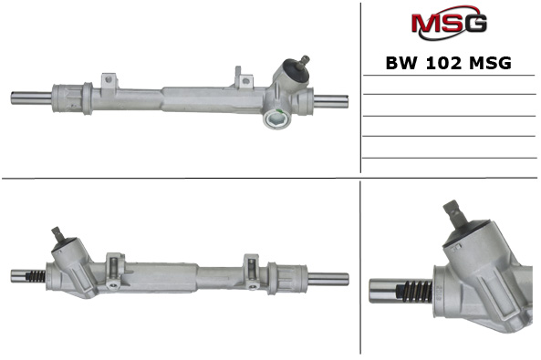 Рулевая рейка без ГУР новая BMW 3 E30 1982-1992 - MSG BW102