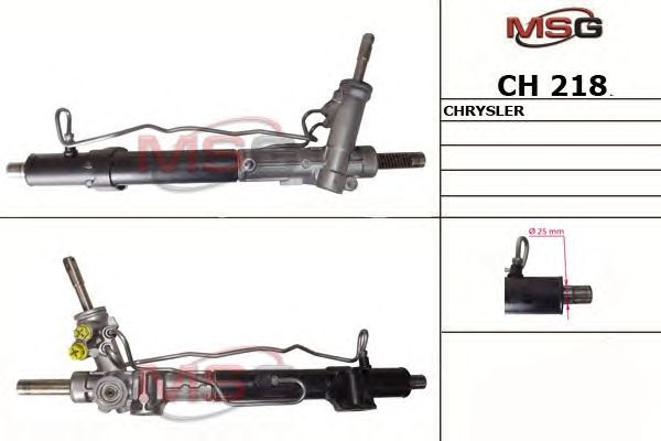 Новая рулевая рейка jeep Liberty 2002-2012, jeep Patriot 2008-2012, jeep Compass 2006- - MSG CH218