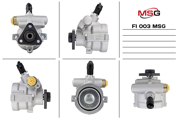 Насос ГУР новый Fiat Albea 1998-, Fiat Barchetta 1995-, Fiat Tipo 1990-1995, Fiat Tempra 1990-199 - MSG FI003