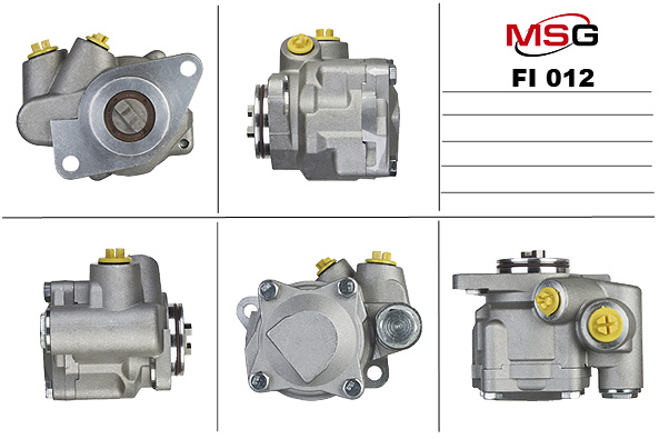 Насос ГУР новый Fiat Ducato 2006-, Iveco Daily III 1999-2006, Peugeot Boxer 2006- - MSG FI012