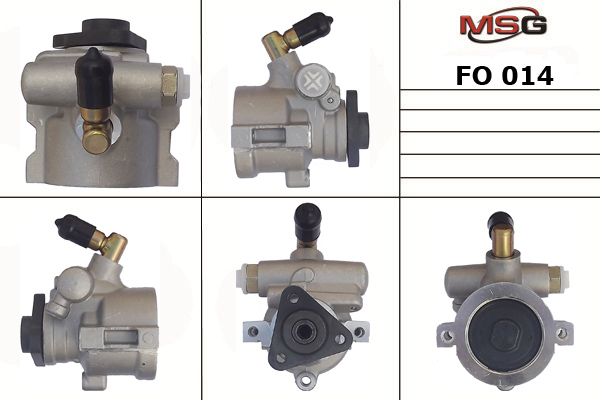 Насос ГУР новый Ford Escort 1990-1992, Ford Escort 1995-2001, Ford Scorpio 1985-1994 - MSG FO014