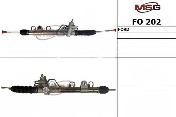 Рулевая рейка c ГУР новая Ford Ka 2003-2005, Ford Fiesta 1996-2001, Ford Courier 1996-2002 - MSG FO202