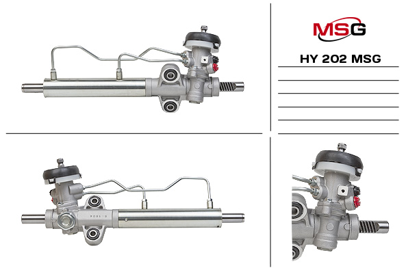 Новая рулевая рейка Hyundai Accent III 2005-, Hyundai Accent II 2000-2005, Hyundai Excel 2000- - MSG HY202
