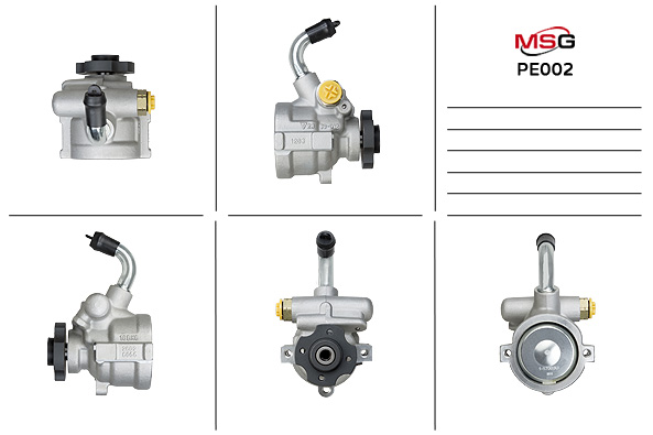 Насос ГУР новый Citroen Jumper 1994-2002, Peugeot Boxer 1994-2002 - MSG PE002